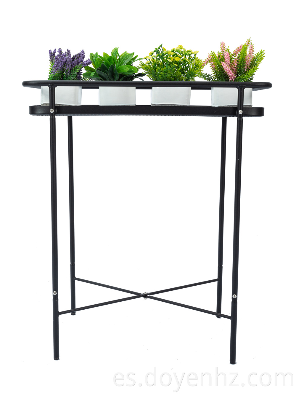 Metal Mesh Plant Stand for Indoor